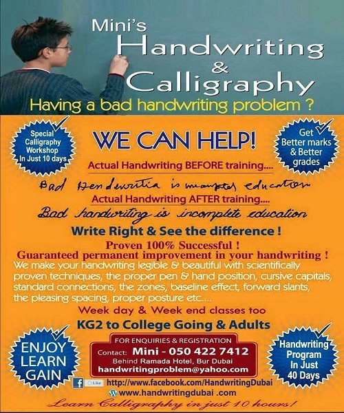 Handwriting Improvement Classes